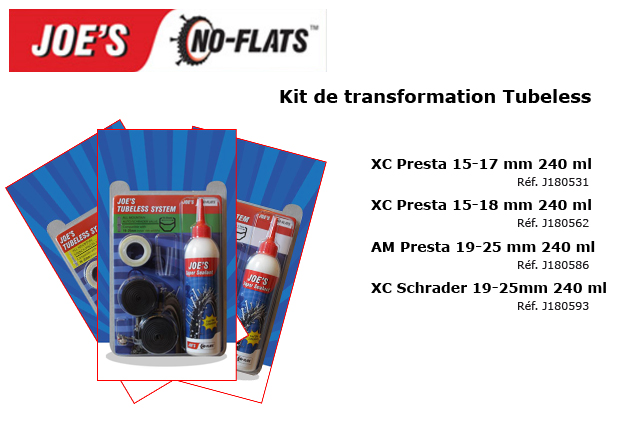 Kit anticrevaison Joes no flats