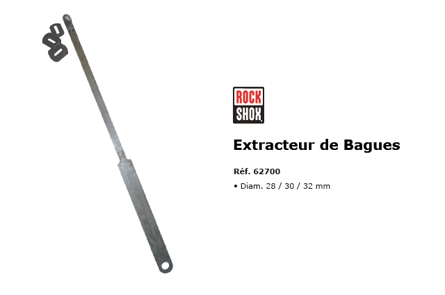 Rock Shox outil extracteur de bagues