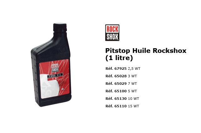 Rock Shox Pitystop huile rockshox 1 litre