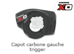 Capot carbone gauche trigger Sram