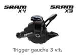 Trigger gauche 3 vitesses Sram X3