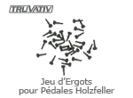 Jeu d'ergots pour pedales Holzfeller Truvativ