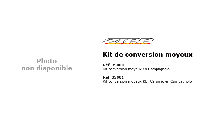 Zipp Kit de conversion moyeux